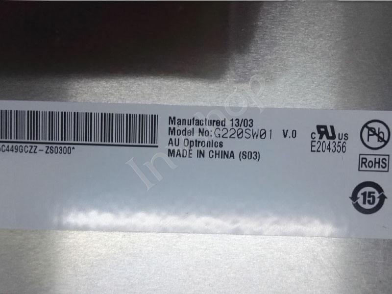 G220SW01 V0 22.0 inch AUO 1680*1050 LCD PANEL