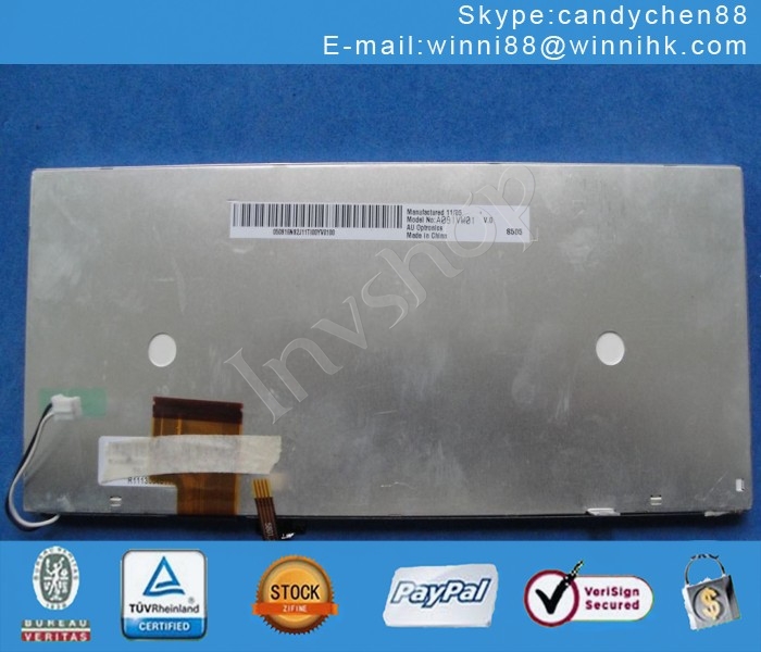 8.1''Y0U A081VW01 V.0 NEW LCD screen display panel with GPS CAR touch screen