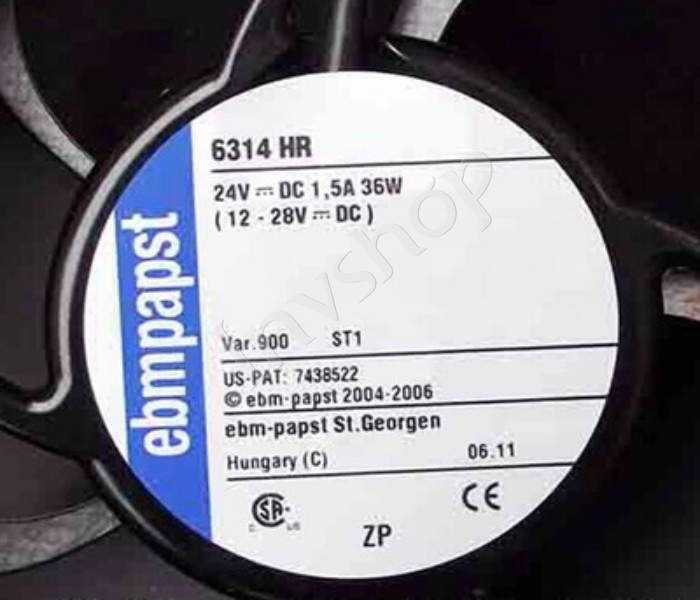 neue ebmpapst 6314HR Fan 17CM 24V 36W fÃ¼r ABB