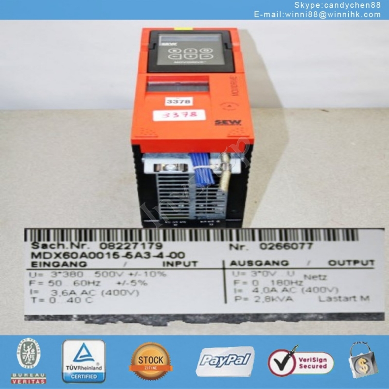 mdx60a0015-5a3-4-00 60 tage garantie verwendet 1.5kw nÃ¤hen