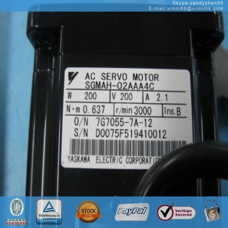 sgdm-02ada + sgmah-02aaa4c servo - packung fÃ¼r yaskawa 60 tage garantie