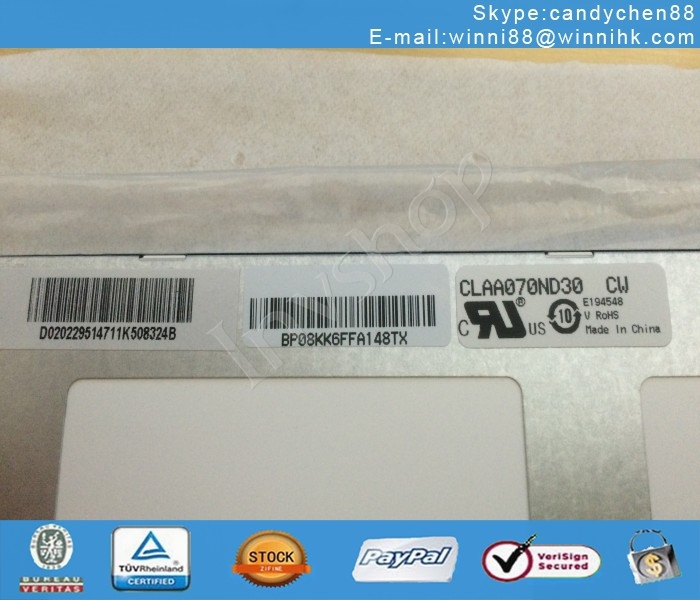 New original CLAA070ND30CW chungnwa LCD Liquid Crystal Display