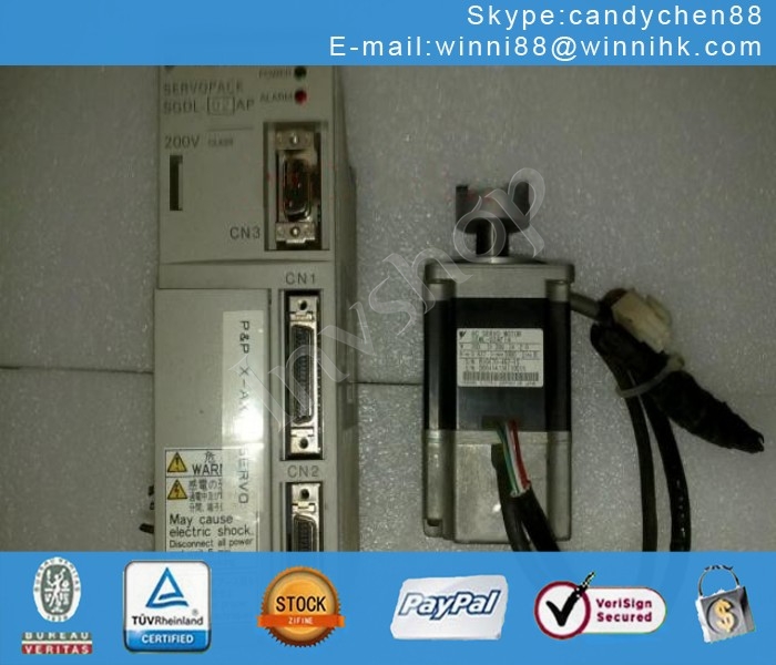 set Yaskawa SGDL-02AP + SGML-02AF14 USED servo drive
