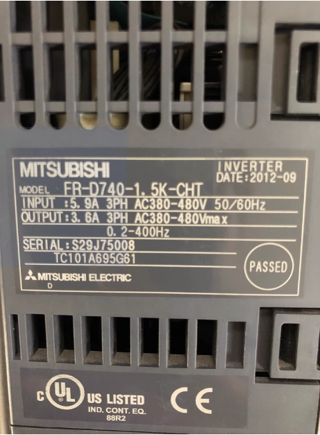 D740-1.5K-CHT MITSUBISHI INVERTER