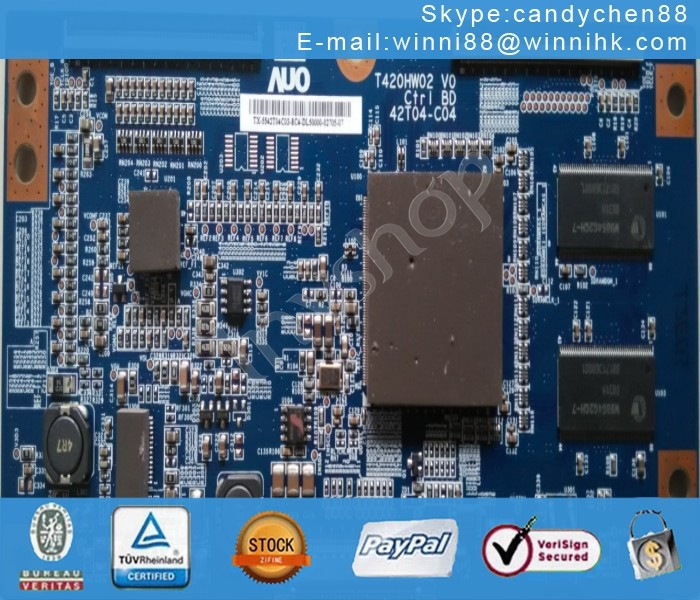 T-Con Board new T420HW02 V0 42T04-C04 AUO Logic Board 100% Original