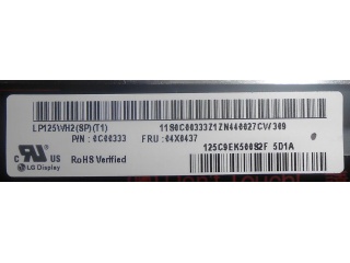 LP125WH2-SPT1 LG 12.5inch lcd display
