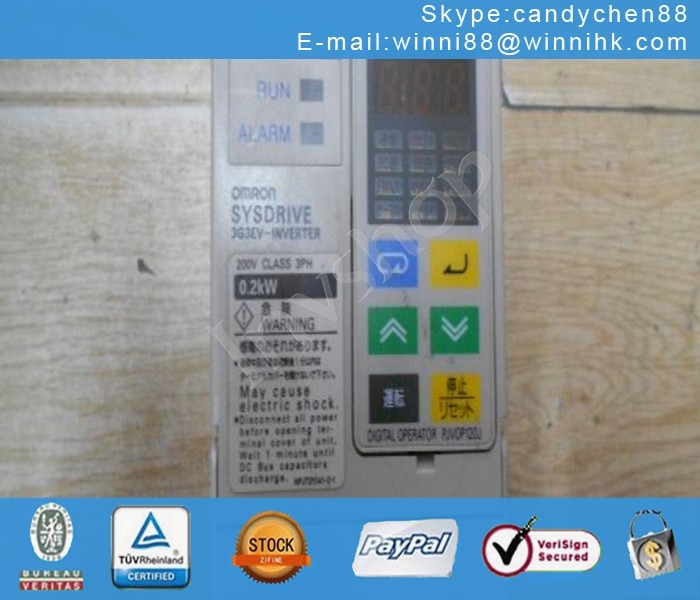 PLC OMRON 3G3EV-A2002 200V 0.2KW USED