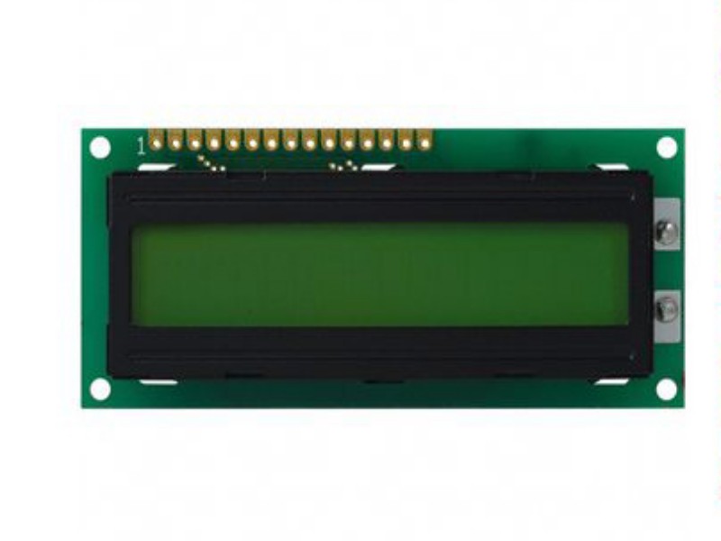 2.4 Inch Optrex LCD Display Rear Mount And VESA Mount 16 Characters × 1 Lines DMC-16105NY-LY
