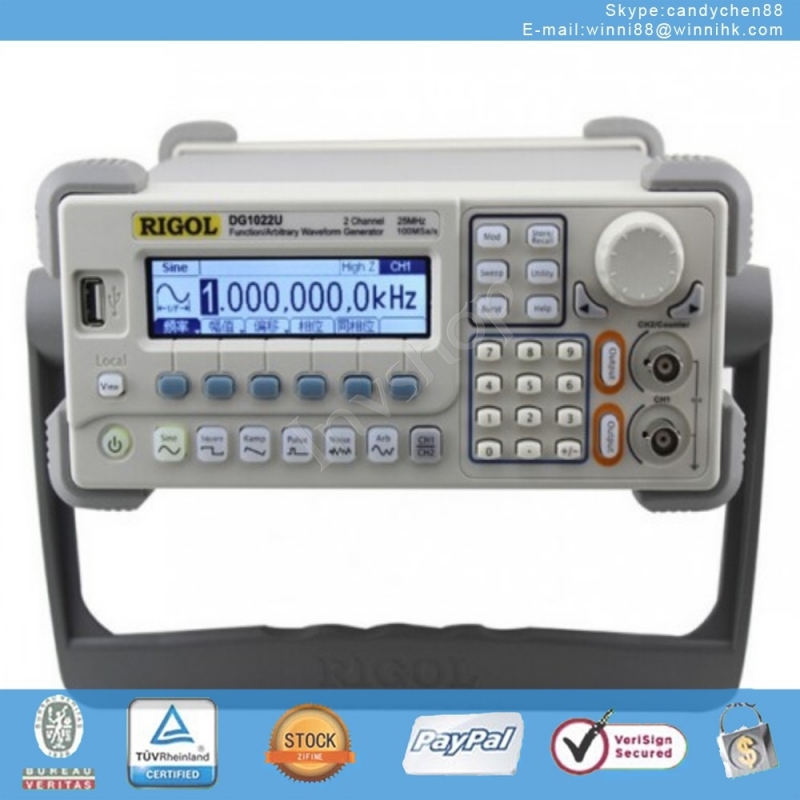 NEW DG1022U 25Mhz Harmonic sine 2ch Arbitrary function generator