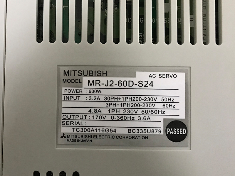 MR-J2-60D-S24 Mitsubishi servo driver for CNC lathe turret