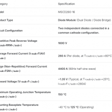 NEW and in stock MSCD260-16 Power Module