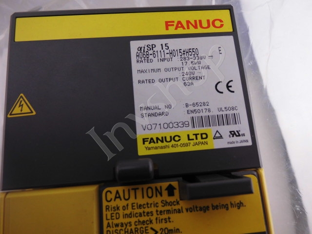 fanuc a06b-6111-h015 # h550 fahren