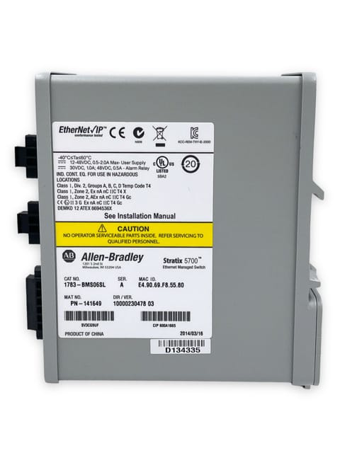 new ALLEN BRADLEY SWITCH 1783-BMS06SL