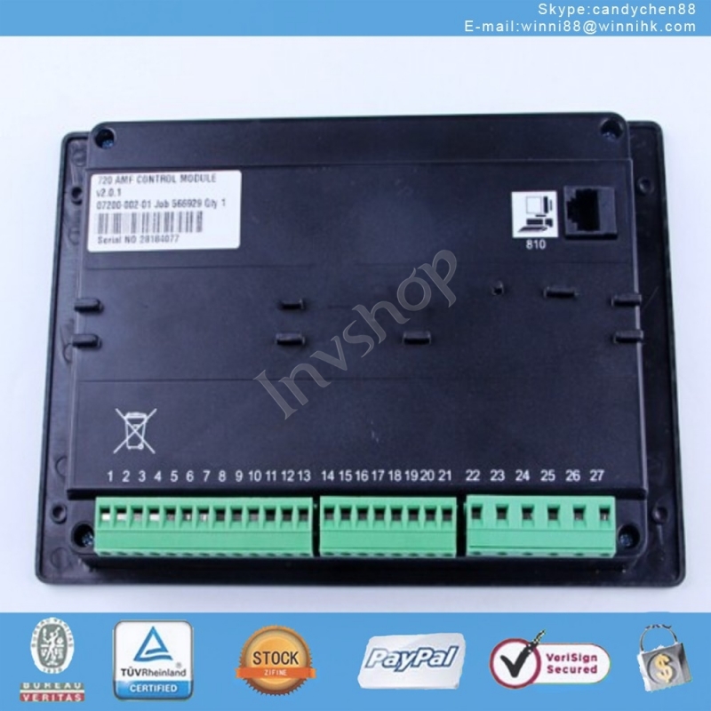 neue dse720 control panel verteidigen generator starten