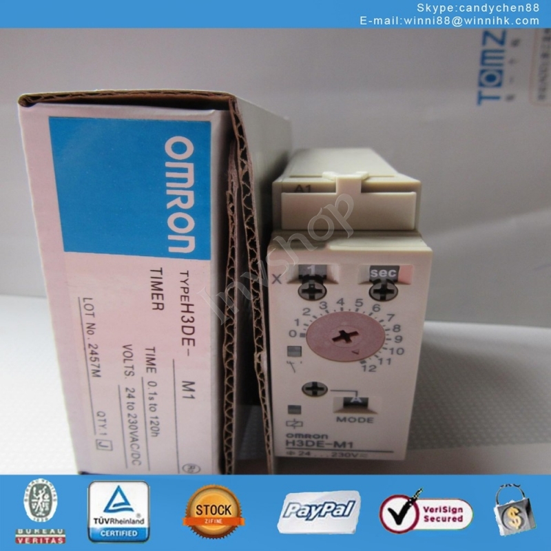 new OMRON H3DE-M1 Set the time relay