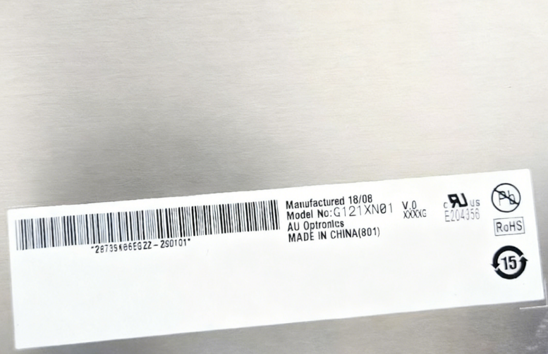 Neue G121XN01 V001 12,1 Zoll 1024 * 768 AUO LCD-Anzeige