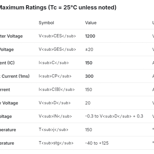MITSUBISH PM150RSW120