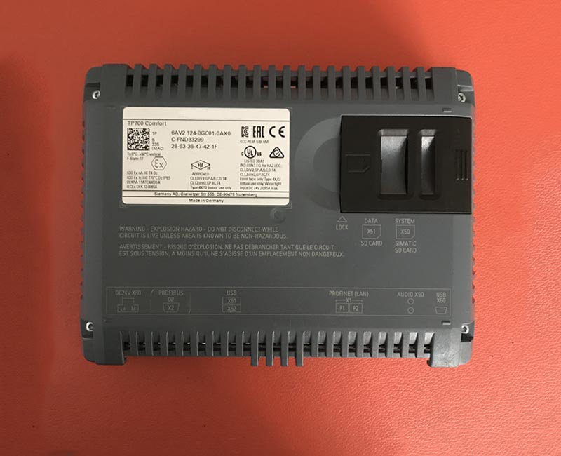 6AV21240GC010AX0 Siemens tp700 comfort 7-inch touch screen HMI