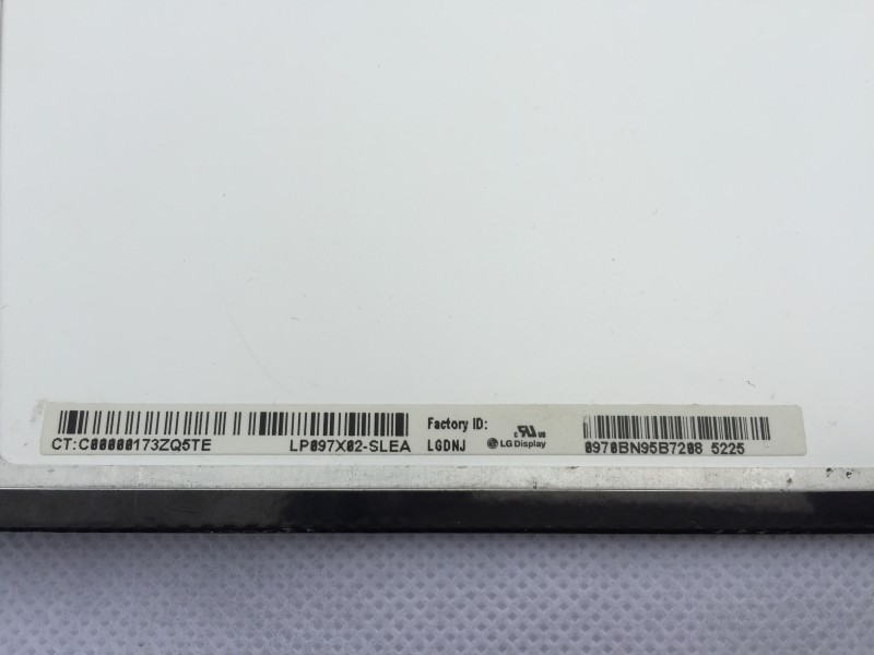 9.7 TFT Display Modules Antireflection LCD LG Monitor For Automobile LP097X02-SLEA