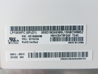 LP156WFC-SPD1 LG 15.6