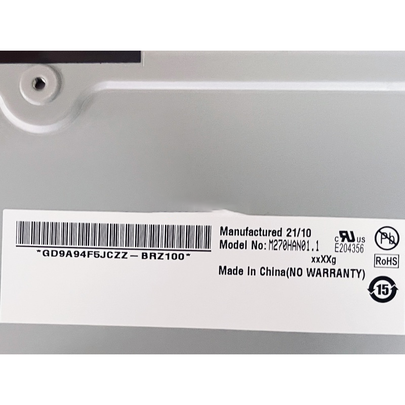 M270HAN01.1 AUO 27.0Zoll 1920*1080 LCD ANZEIGE