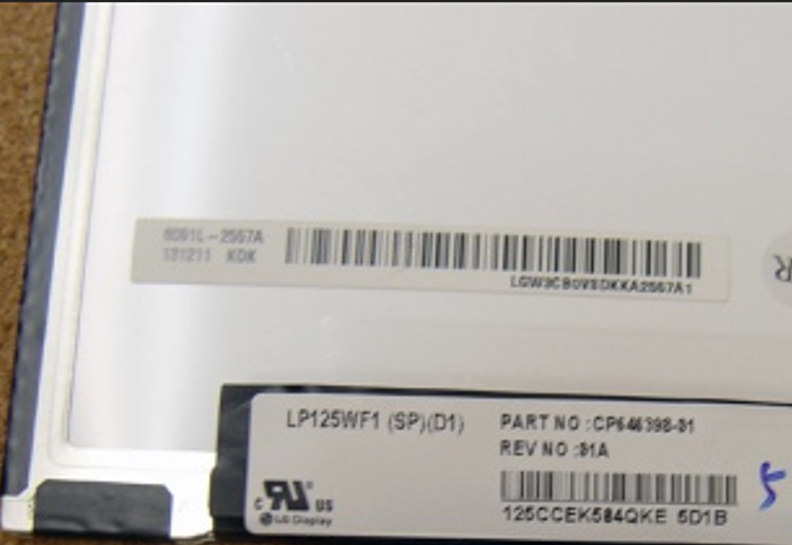 LP125WF1-SPD1 LG 12.5