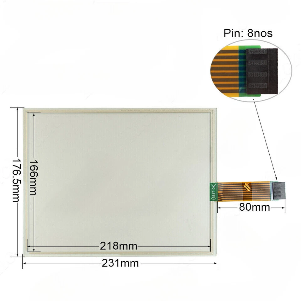 New Touch Screen Digitizer Touch 2711P-T10C4D1