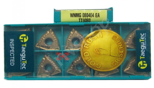 10PCS/Box In Box TaeguTec WNMG080404-EA NEW TT9080 Carbide Inserts