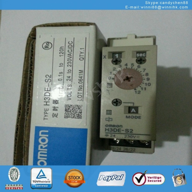 new OMRON H3DE-S2 Set the time relay