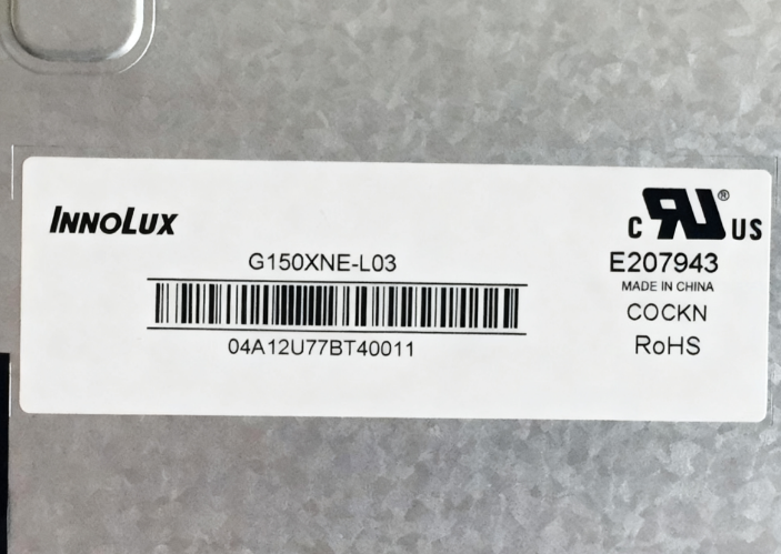 G150XNE-L03 Rev.C1 Innolux 15inch 1024*768 lcd display PANEL