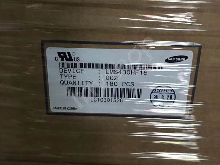 4.3 Inch Samsung LCD Panel LCD Digital Displaye RGB Horizontal Stripe LMS430HF18-002