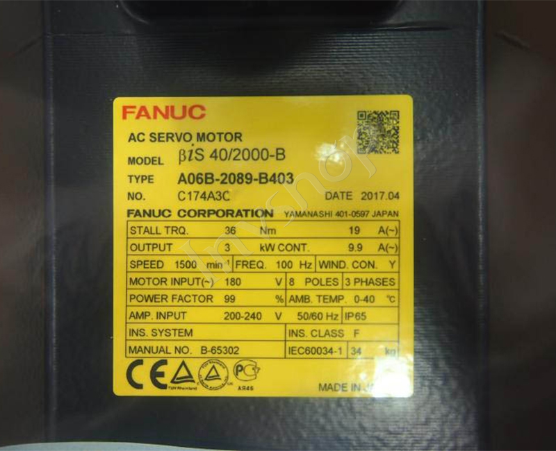 A06B-2089-B403 Fanuc Servo motor