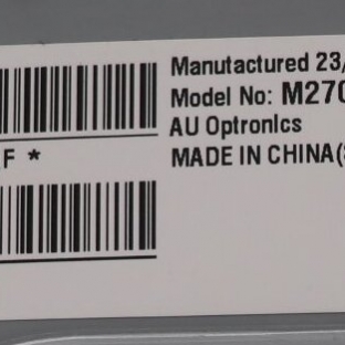 M270DAN09.1  AUO 27.0inch 2560*1440 LCD DISPLAY