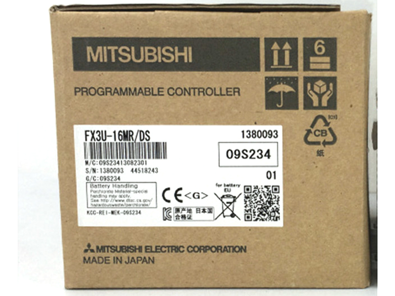 new Mitsubishi PLC Programmable Controller FX3U-16MR/DS