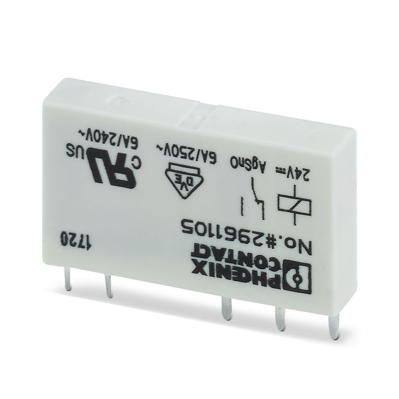 No.2961105 24Vdc 1 PDT 6A PHCENIX relay