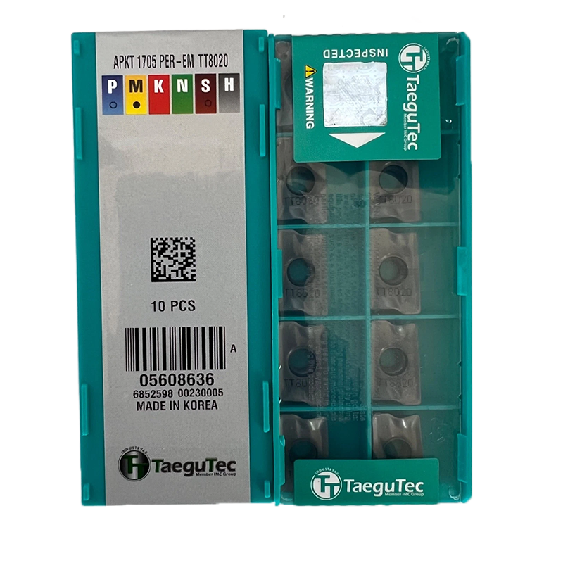 Carbide IN BOX TaeguTec APKT 1705 PER-EM TT8020 NEW Insert 10PCS/box