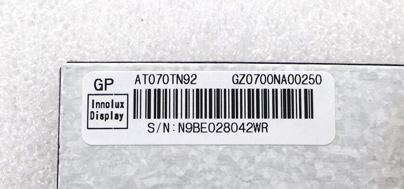 AT070TN92 Innolux 7 inch 800x480 50 pins RGB WLED LCD Panel