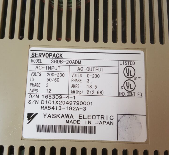 SGDB-20ADM Yaskawa servo drive