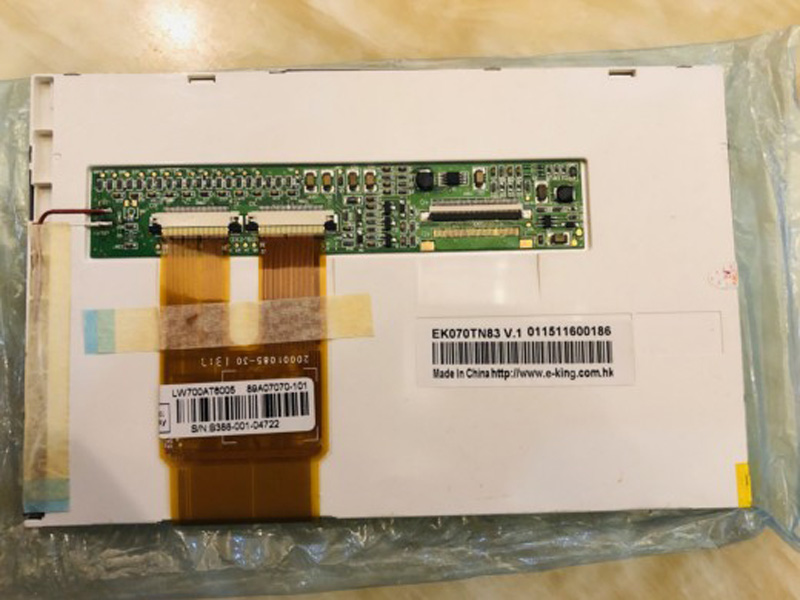 ek700at9309 7inch industriellen flat panel display 250 cd / m ² entschließung 800 * 480