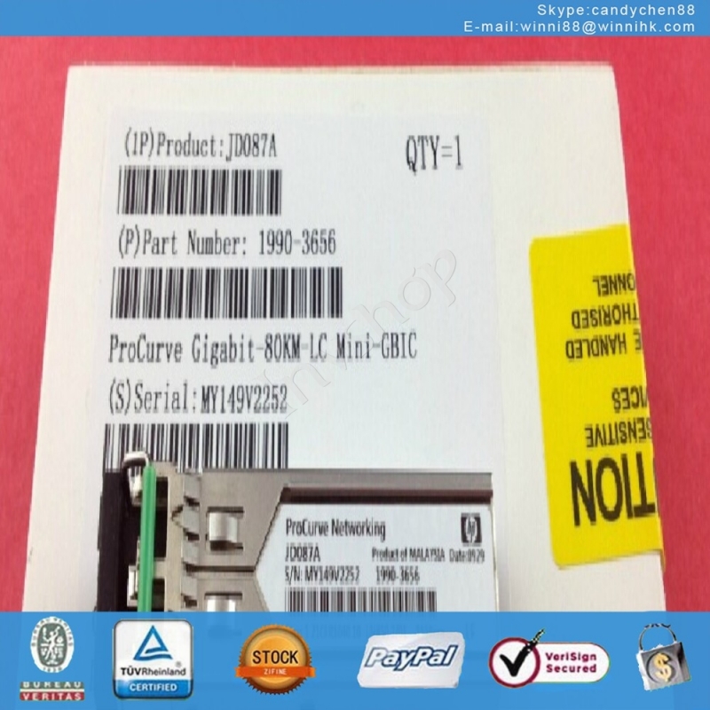 HP SFP JD087A 80KM 1.25G 1550nm LC Module