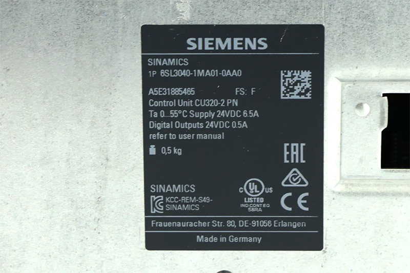 6SL3040-1MA01-0AA0 New SIEMENS Control Unit highly protective Quality product