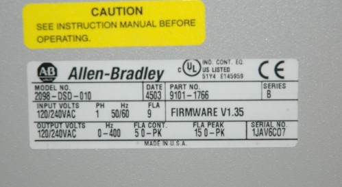 AB USED 2908-DSD-010 MODULE