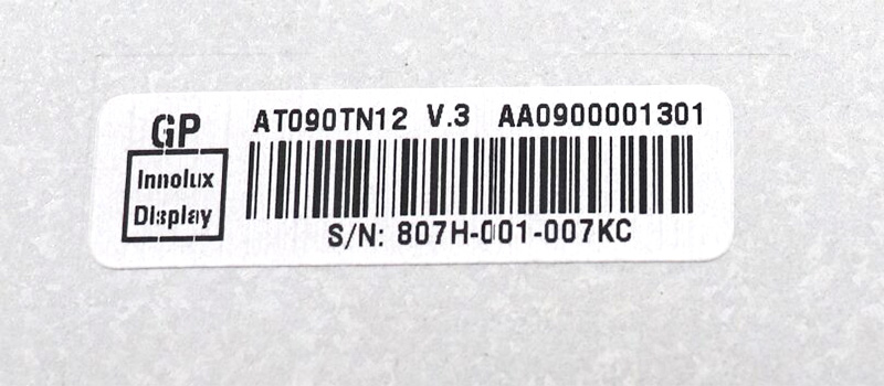 AT090TN12 V.3 Innolux industrial lcd displays AT090TN12 V3