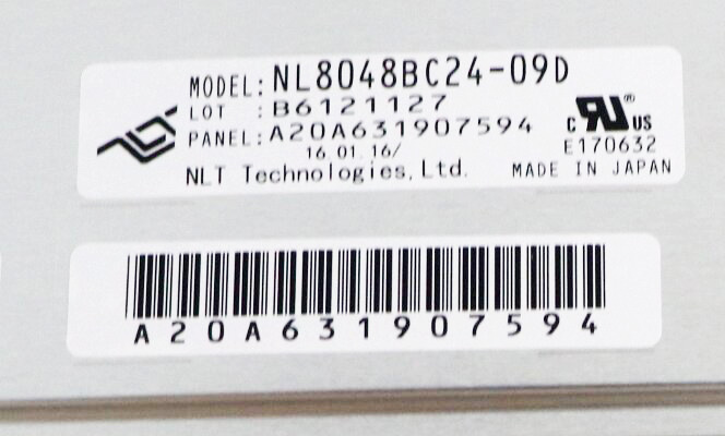 Platte NEC 9,4 Zoll 800*480 NL8048BC24-09D LCD