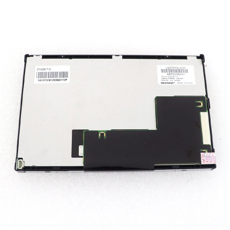 LQ070Y3LW01 7,0 Zoll 800*480 scharfe LCD-Platte 163,2×104×9,5 Millimeter Entwurf