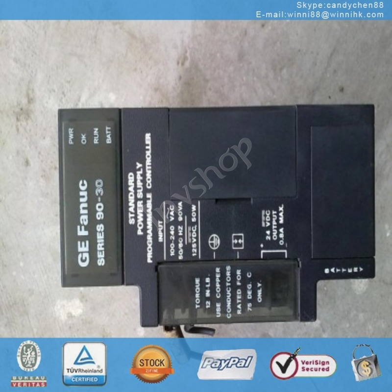 GE Used IC693PWR321U PLC for FANUC 60 days warranty