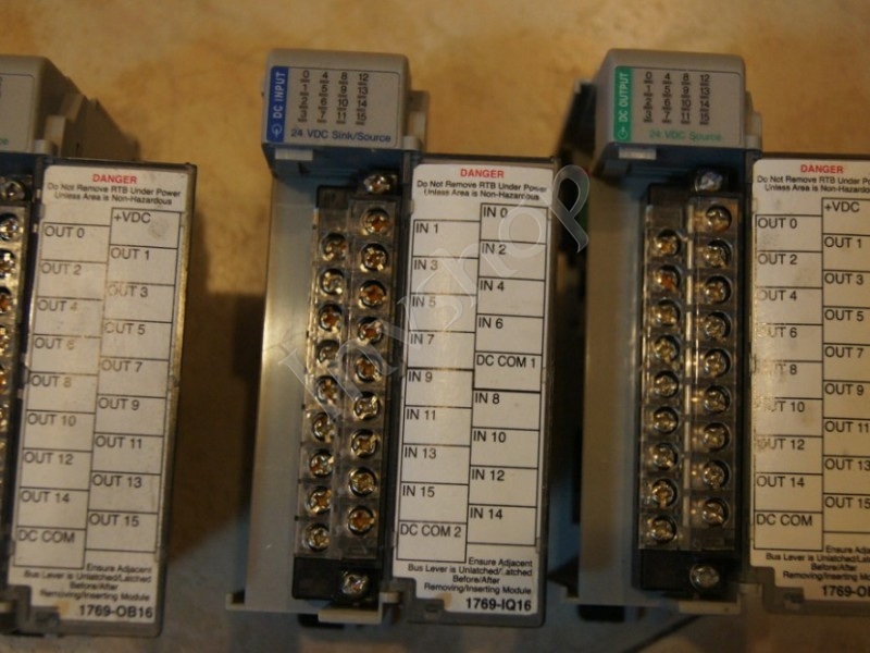new Allen-Bradley 1769OB16 controller module of PLC