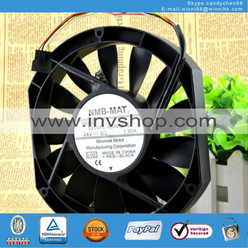 NMB - fan 24 neUe 5910pl-05w-b76 1.95a 173 * mm 4pin