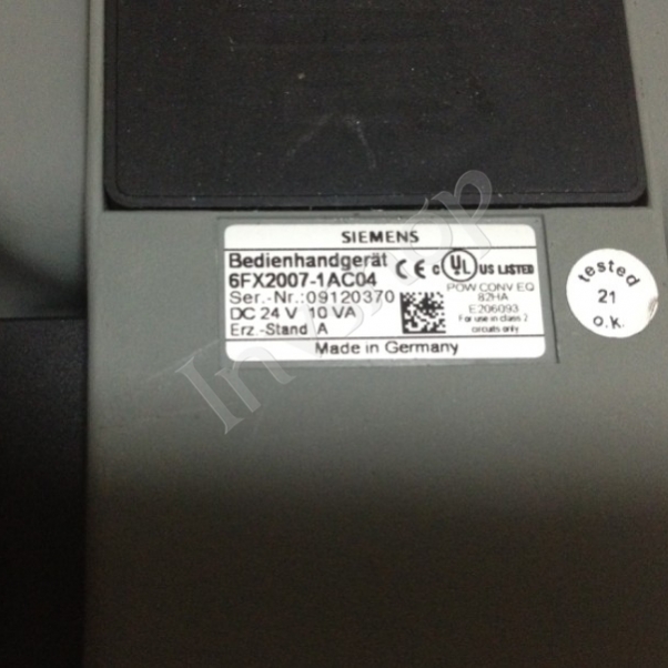 6fx2007-1ac04 siemens handheld - einheit