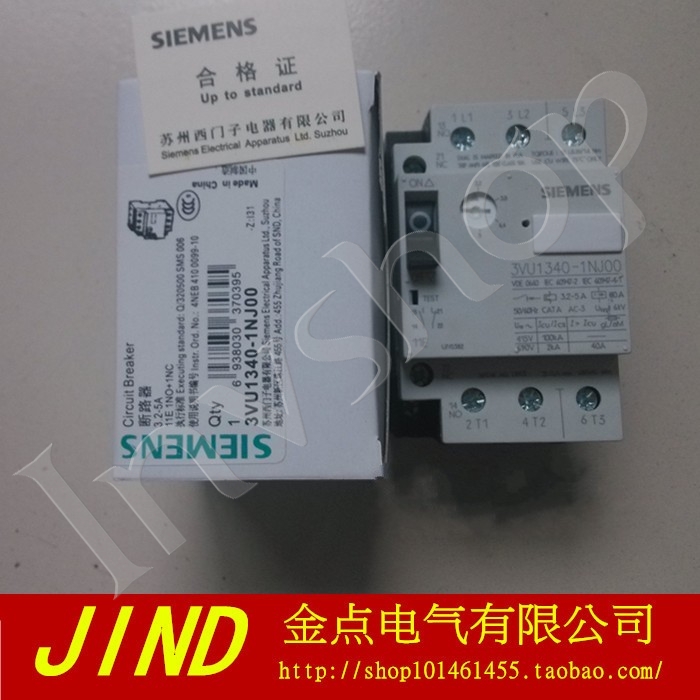 Siemens 3VU1340-1MM00 neu in der box 80WU Circuit Breaker 60 Tage garantie